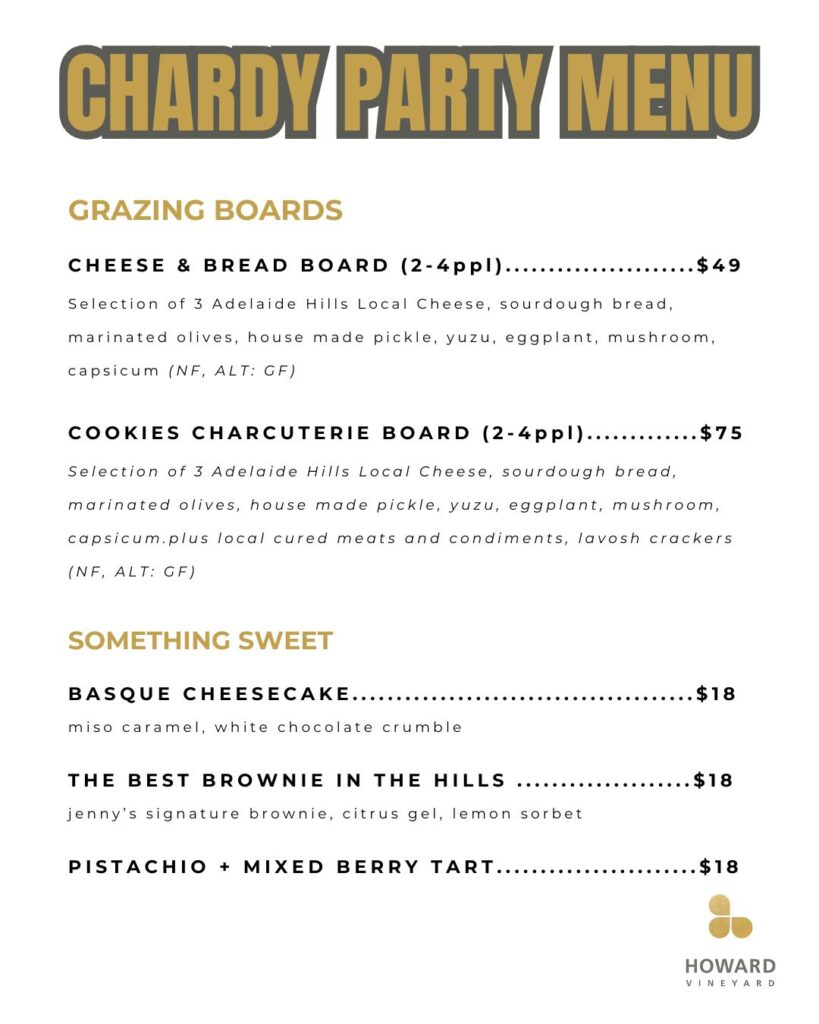 Chardy Party Chardonnay May 2025 3 Howard Vineyard Chardonnay May @ Howard Vineyard